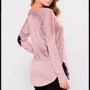 FN - Effortless Top - Burgundy size XS